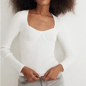 Madewell The Signature Knit Sweater Top